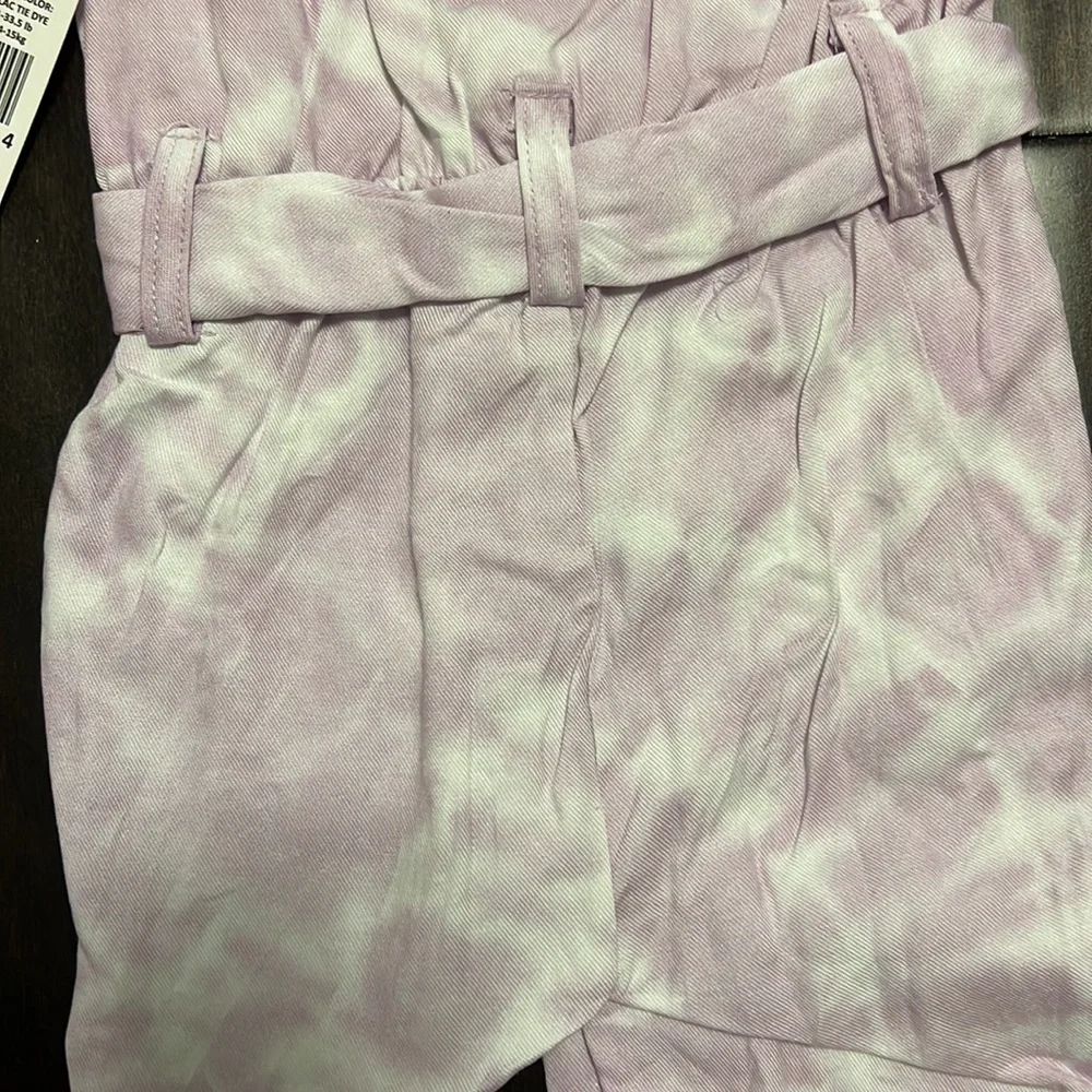NWT Jessica Simpson Toddler Girls Lilac Purple Tie Dyed Romper!